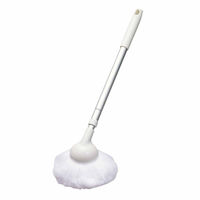 お風呂用ブラシ ユニットバスボンくん抗菌 ホワイト 幅約150×奥行約100×長さ約500～730mm 山崎産業