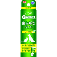 ペットキッス（PETKISS）犬猫用 歯みがき ジェル リーフの香り 国産 40g 3本 ライオン