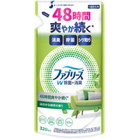 ファブリーズ 布用 W除菌+消臭 ほのかな緑茶の香り 詰め替え 320mL 1セット（3個）消臭スプレー P＆G