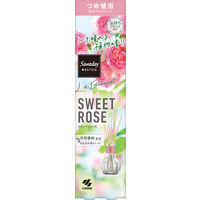 サワデー香るスティック日比谷花壇セレクト 消臭芳香剤 詰め替え用 スウィートローズ 70ml×3個 小林製薬