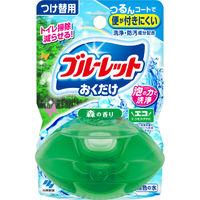 液体ブルーレットおくだけ トイレタンク芳香洗浄剤 森の香り 詰め替え用 70ml 1セット（12個） 小林製薬