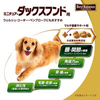ベストバランス ドッグフード カリカリ仕立て 成犬 ミニチュアダックスフンド用 1.8kg（450g×4袋入）国産 1袋 ユニ・チャーム