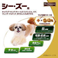ベストバランス ドッグフード カリカリ仕立て 成犬 シーズー用 1.8kg（450g×4袋入）国産 1袋 ユニ・チャーム