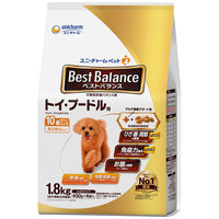 ベストバランス ドッグフード カリカリ仕立て 10歳以上 トイプードル用 1.8kg（450g×4袋入）国産 3袋 ユニ・チャーム