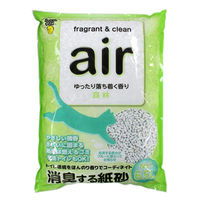 スーパーキャット air消臭する紙砂 森林 国産 6.5L 6袋