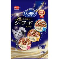 コンボ キャットフード シーフードアソート 国産 600g（120g×5袋）3袋