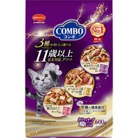 コンボ キャットフード 11歳以上 毛玉対応アソート 国産 600g（120g×5袋）12袋