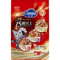 コンボ キャットフード 15歳以上 毛玉対応アソート 国産 600g（120g×5袋）12袋