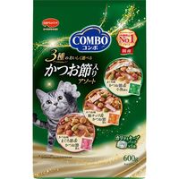コンボ キャットフード かつお節入りアソート 国産 600g（120g×5袋）12袋