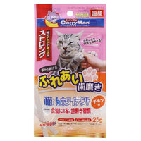 ドギーマン 猫ちゃん ホワイデント ストロング チキン味 国産 25g 3袋 キャットフード おやつ デンタルケア