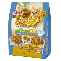 プッチーヌ ドッグフード 7歳からの高齢犬用 低脂肪 セミモイスト 国産 200g（50g×4袋）3個 ペットライン 旧日清ペットフード