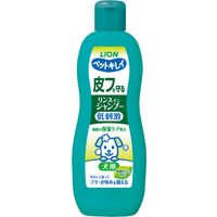 皮フを守るリンスインシャンプー 愛犬用 ナチュラルハーブの香り 国産 550ml 2本 ライオンペット