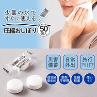 コモライフ 圧縮おしぼり 50個入 390140 1セット（50個入）（直送品）