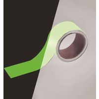 セーフラン安全用品 蓄光テープ 幅50mm×10m 蓄光グリーン 20154 1巻