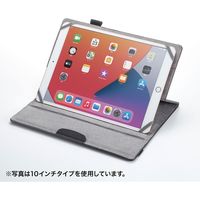 サンワサプライ 汎用タブレットケース(8インチ・回転スタンド) PDA-TABKA8BK 1個（直送品）