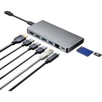 サンワサプライ USB Type-C ドッキングハブ USB-3TCH14S2 1個（直送品）
