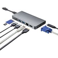 サンワサプライ USB Type-C ドッキングハブ USB-3TCH13S2 1個