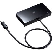 ドッキングステーション　Type-C×1　USB3.0×1　HDMI×1　ミニD-sub×1　RJ-45×1　USB-3TCH30BK　サンワサプライ　1個