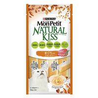 モンプチ ナチュラルキッス まぐろ入り チキンゼリー キャットフード 40g（10g×4本）3袋 ネスレ
