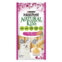 モンプチ ナチュラルキッス サーモン入り チキンゼリー キャットフード 40g（10g×4本）3袋 ネスレ