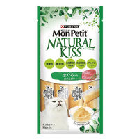 モンプチ ナチュラルキッス まぐろ入り まぐろゼリー キャットフード 40g（10g×4本）3袋 ネスレ