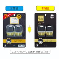 サワデー クルマ専用クリップ パルファムノアール 6ml 1パック（2個入）消臭剤 車 芳香剤 小林製薬