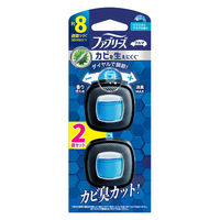 ファブリーズ 車用 イージークリップ 防カビ＋消臭 クリスタルアクア 1セット（1パック（2個入）×2） 消臭剤 芳香剤 P＆G