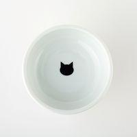 ハッピーダイニング 脚付フードボウル シリコン付き 猫柄 猫壱