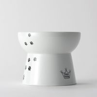 ハッピーダイニング 脚付フードボウル L シリコン付き 猫柄 猫壱