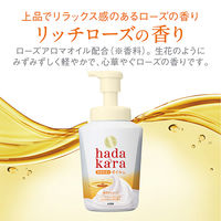 ハダカラ（hadakara）ボディソープ 泡で出てくる オイルインタイプ 詰め替え 420ml 6個 ライオン