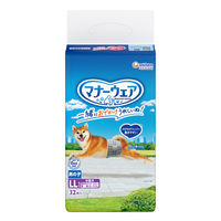 マナーウェア 男の子用 LL 中型犬用 32枚入 3袋 ペット用 ユニ・チャーム