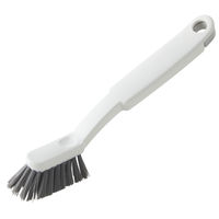 掃除の達人 浴室チョコッと洗い ピンセット付き 排水口 蛇口まわり 掃除用ブラシ ホワイト 1個 マーナ