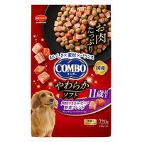 コンボ ドッグフード やわらかソフト 11歳以上 ささみ 国産 720g（240g×3袋入）3袋