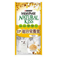 モンプチ（MonPetit）ナチュラルキッス キャットフード 11歳以上用総合栄養食 まぐろ入りまぐろゼリー 40g（10g×4本入）6袋 ネスレ