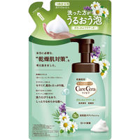 ケアセラ 泡の高保湿ボディウォッシュ ボタニカルフラワーの香り 詰め替え 385mL 6個 ロート製薬