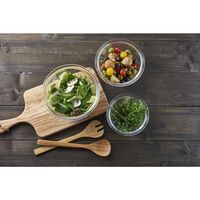 HARIO（ハリオ） 耐熱ガラス製ボウル 1セット（1500ml×1個、2200ml×1個 ）