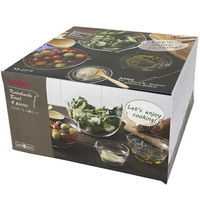 HARIO（ハリオ） 耐熱ガラス 片口ボール4個セット 1セット（4個入）