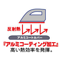 平型アイロン台　ベーシック　アルミコート