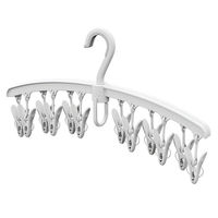 衣類ハンガー クロスハンガー ピンチ12個付 1個 小久保工業所