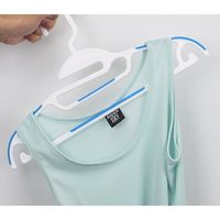 すべらないラバーマルチハンガー ホワイト 1パック（3本入） サワフジ