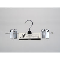 アニマーレ スカートクリップハンガー シルバー 2パック（2本入×2） サワフジ