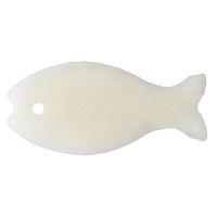 おさかなスポンジ ホワイト 1セット（3個） マーナ