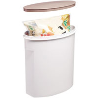 米びつ お米袋そのまま保存ケース5kg ホワイト 保存容器 1個 伊勢藤