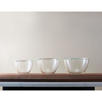 HARIO（ハリオ） 耐熱ガラス製ボウル 3個セット