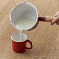 ハニーウェア （Honey Ware） ホーロー 鍋 ミルクパン 14cm IH対応 アッシュピンク CTN-14M.AP 富士ホーロー