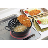 揚げ天 広口深型揚げ鍋 24cm IH対応 1個 タマハシ