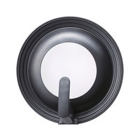 フライパンカバー ふた 24～28cm対応 スタンド付 フッ素樹脂加工 貝印