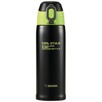 ZOJIRUSHI（象印） ステンレスクールボトル 600ml ライムブラック SD-JK06-BG 水筒 スポーツボトル