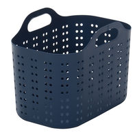 SUN＆WASSER バスケットM ドット ディープブルー 2個 サンカ