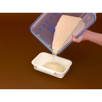 密閉米びつ パッキン付 12kg 保存容器1個 アスベル